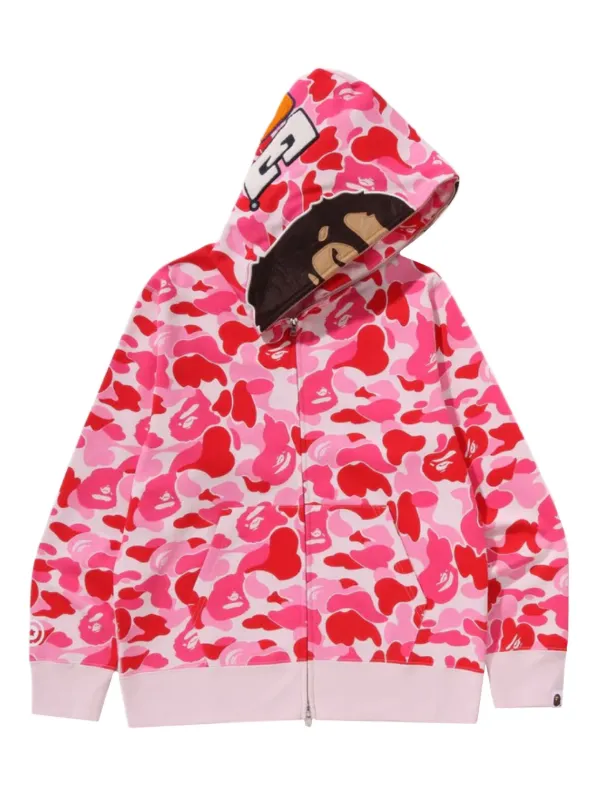 A BATHING APE スタジャン 赤/白 A BATHING APE（アベイシングエイプ