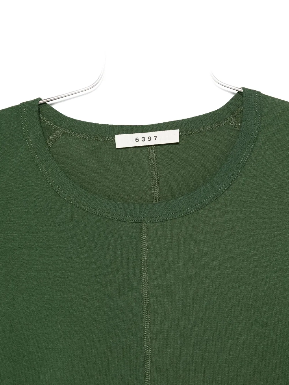6397 Seam-detail T-shirt In Green