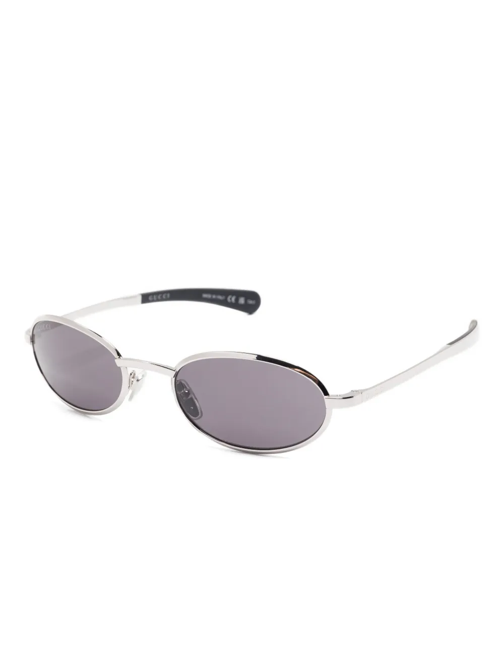 Gucci Eyewear oval-frame sunglasses - Zilver