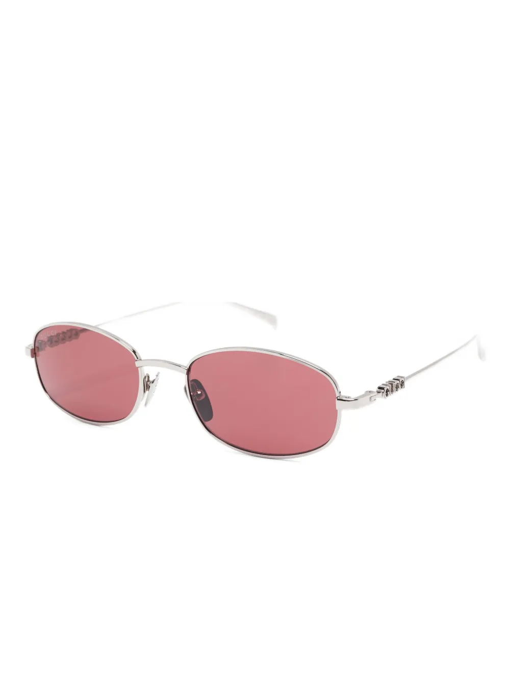 Gucci Eyewear logo sunglasses - Zilver