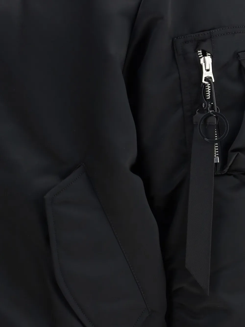 Alpha Industries Ma-1 3m Flight Reversible Jacket In Black