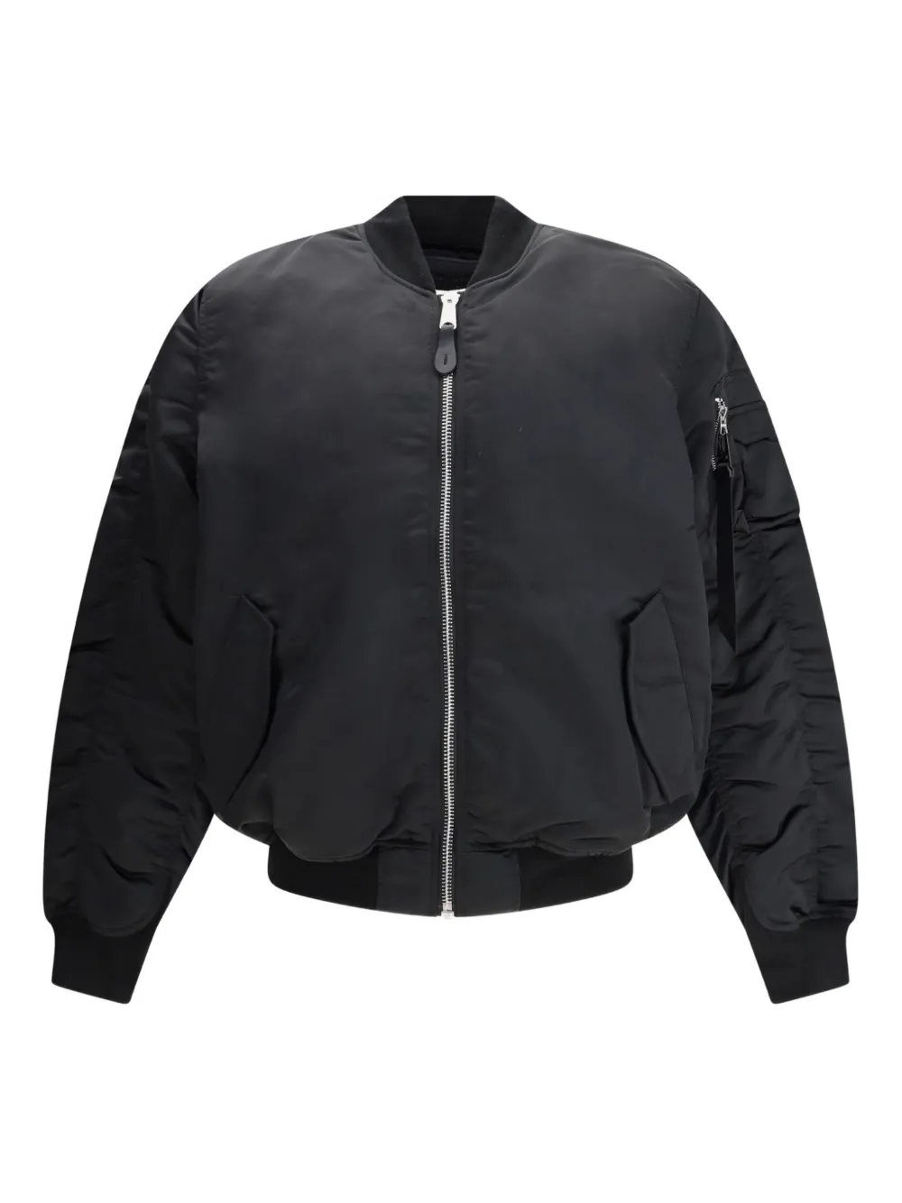 Alpha Industries magnetic pocket bomber jacket | Black | Image 1