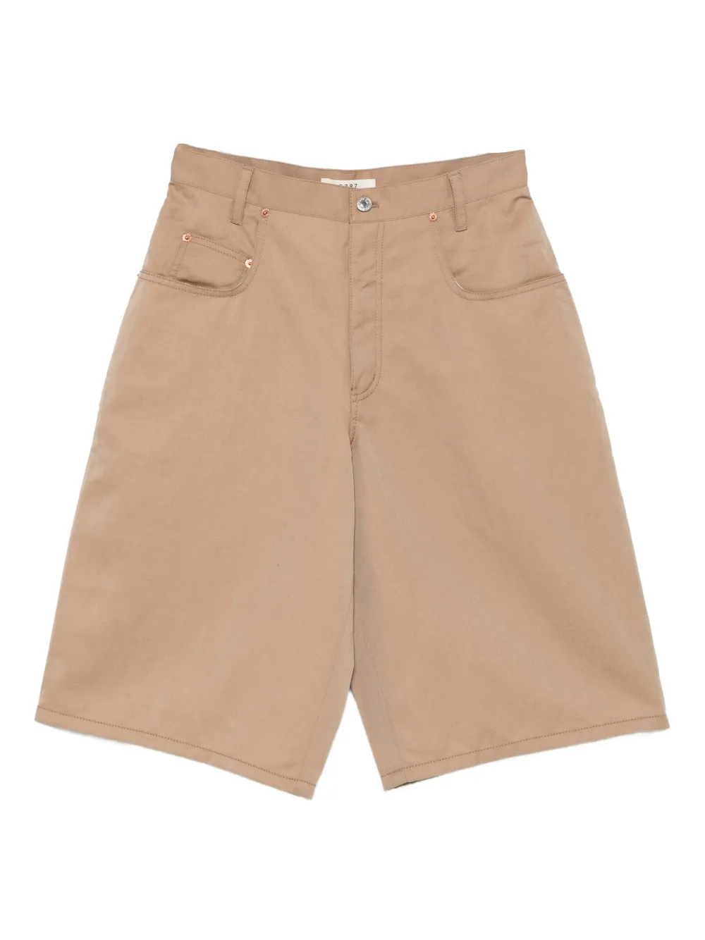 6397 Five-pocket Shorts In Brown
