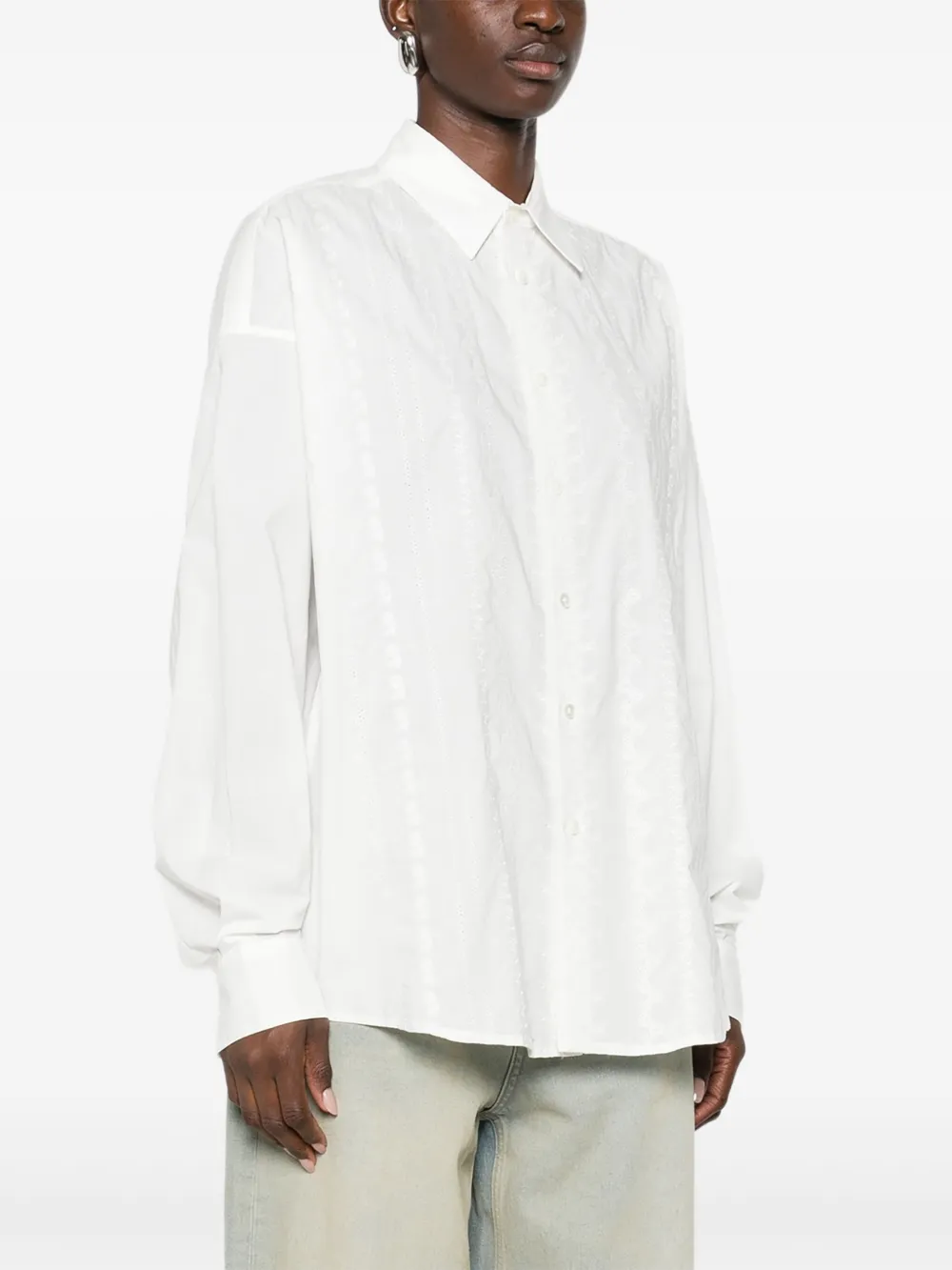  6397 Camisa De Algodón - Blanco 