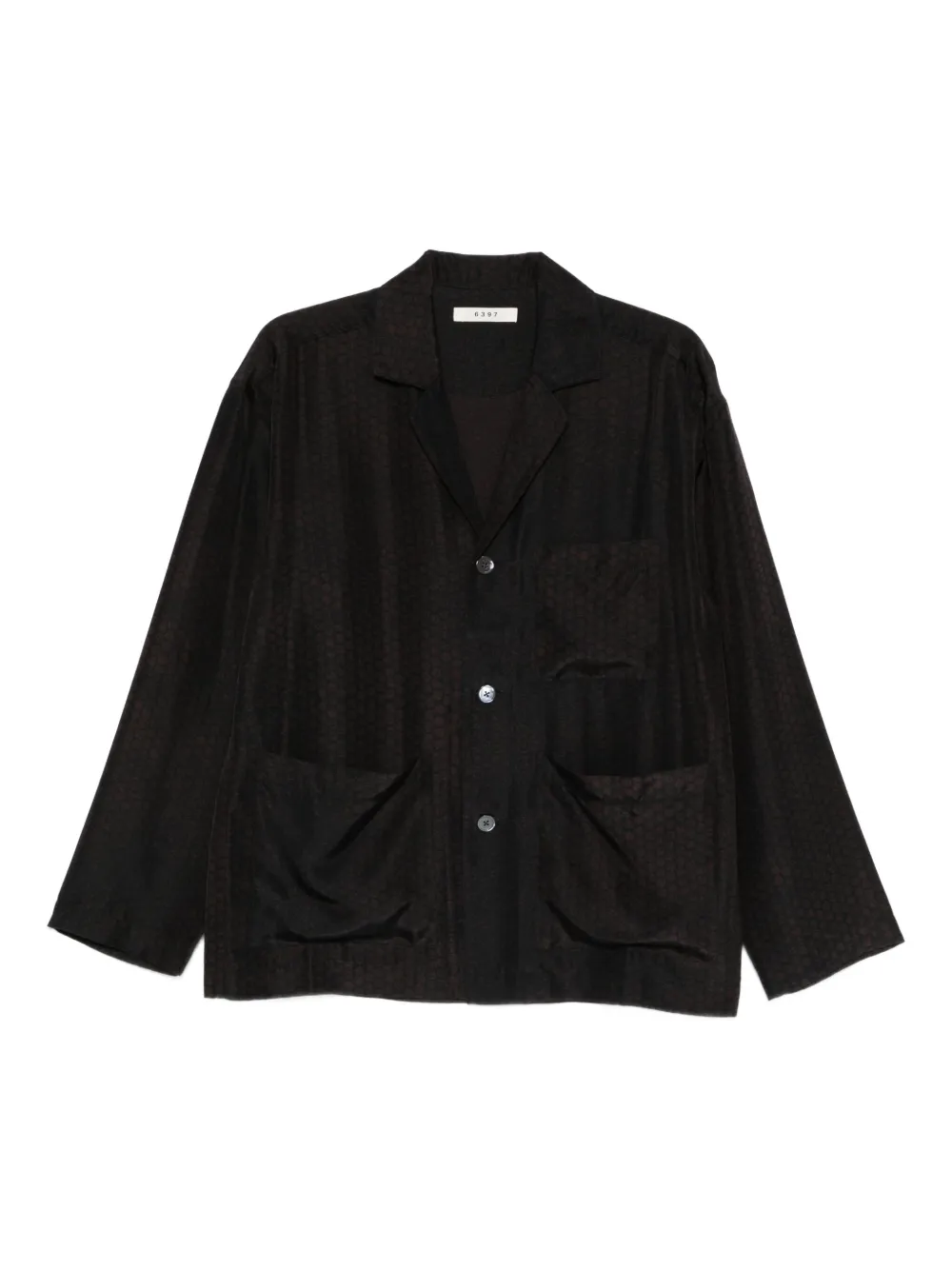 6397 camisa estilo pijama | marrón | Image 1