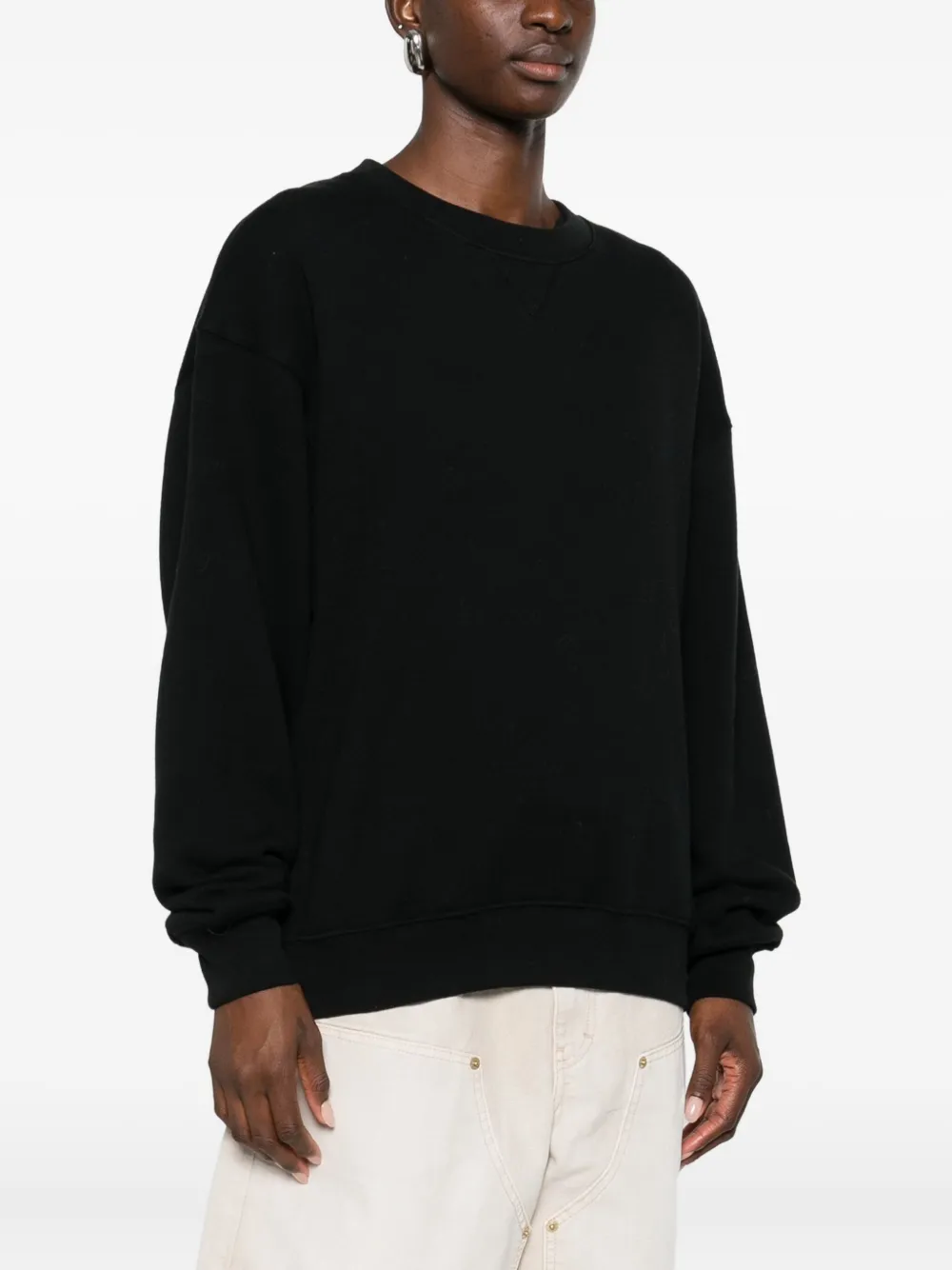 6397 Deb Crew-neck Sweatshirt In Black