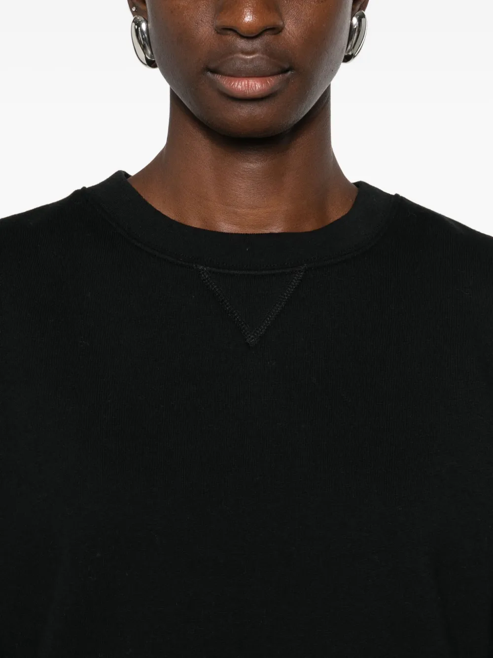 6397 Deb Crew-neck Sweatshirt In Black