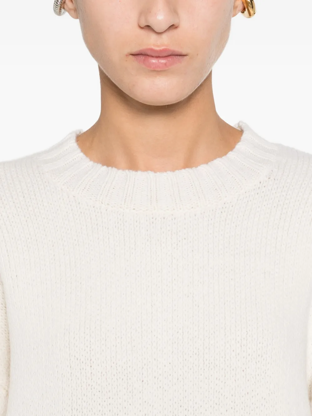 6397 Crew-neck Sweater In Neutral