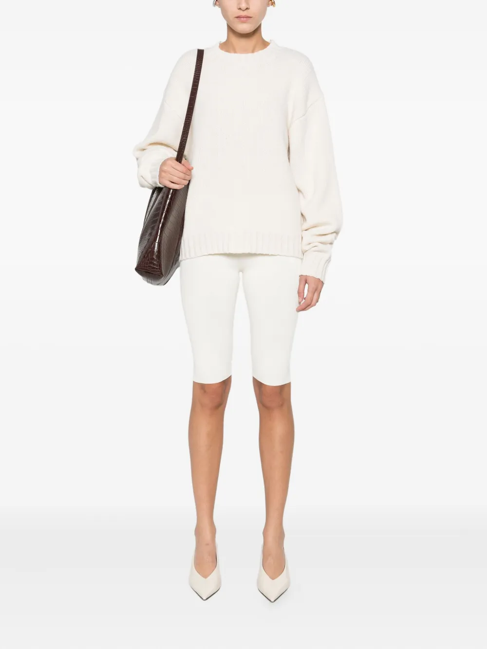 6397 Crew-neck Sweater In Neutral