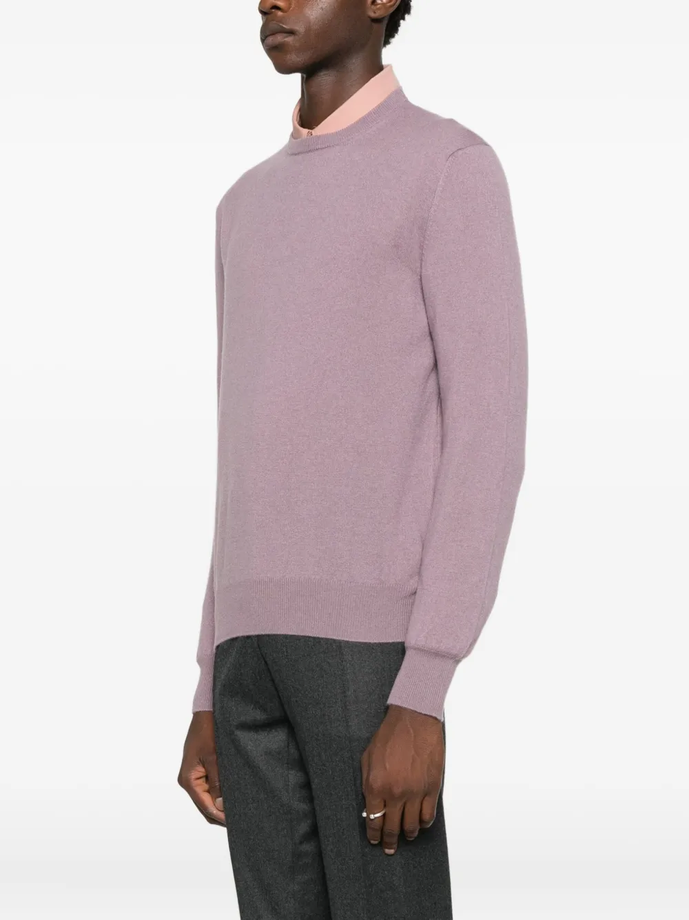 Bruno Manetti Fine-knit Jumper In Pink