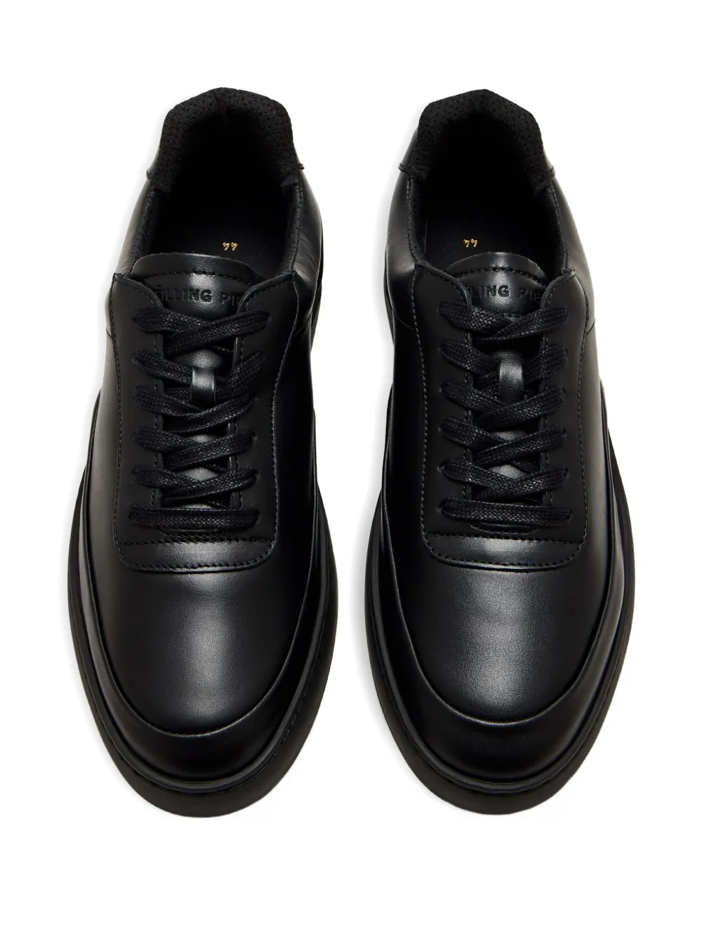 Filling Pieces Mondo leren sneakers Zwart