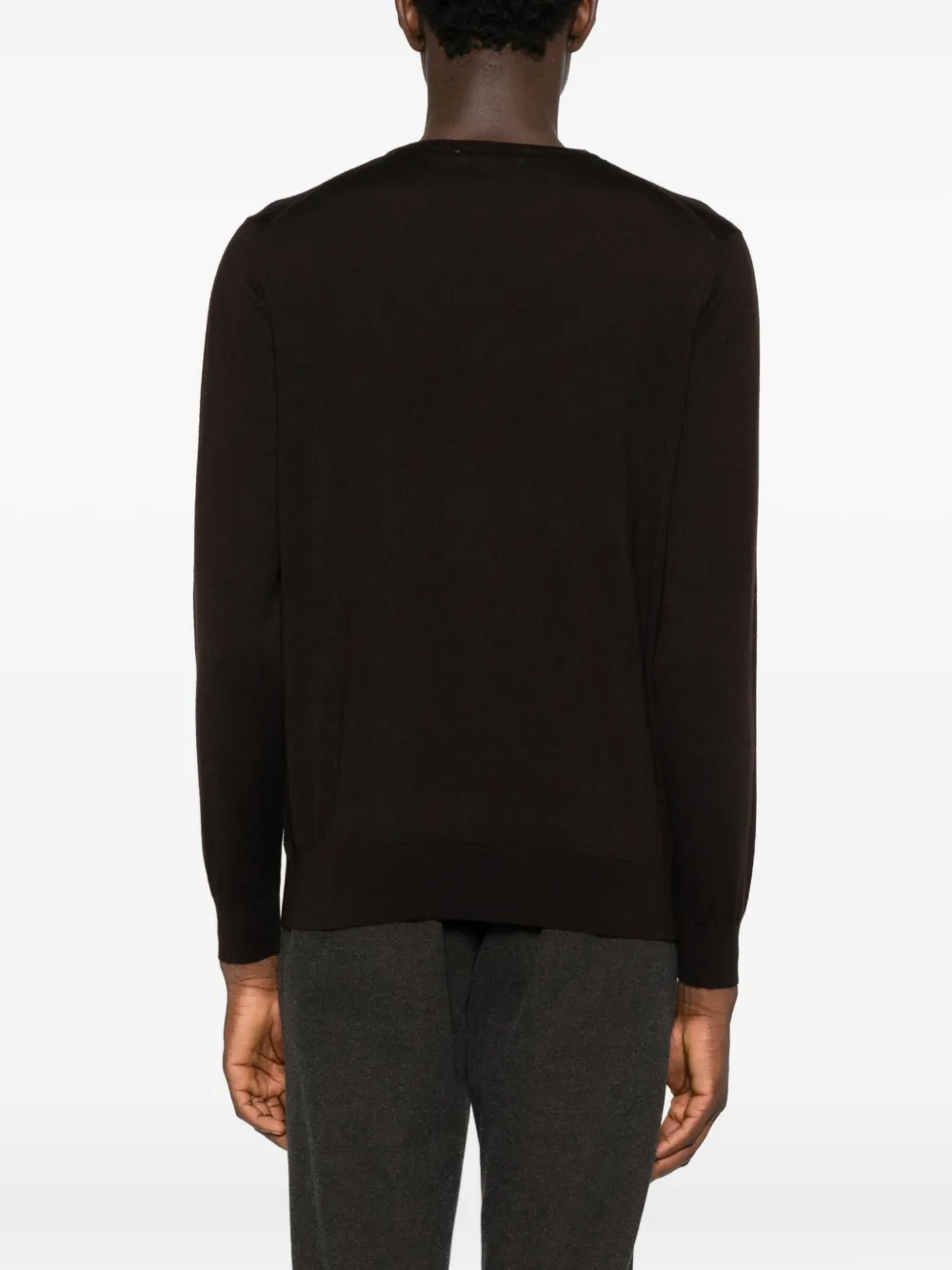 Bruno Manetti Cashmere Jumper In Brown