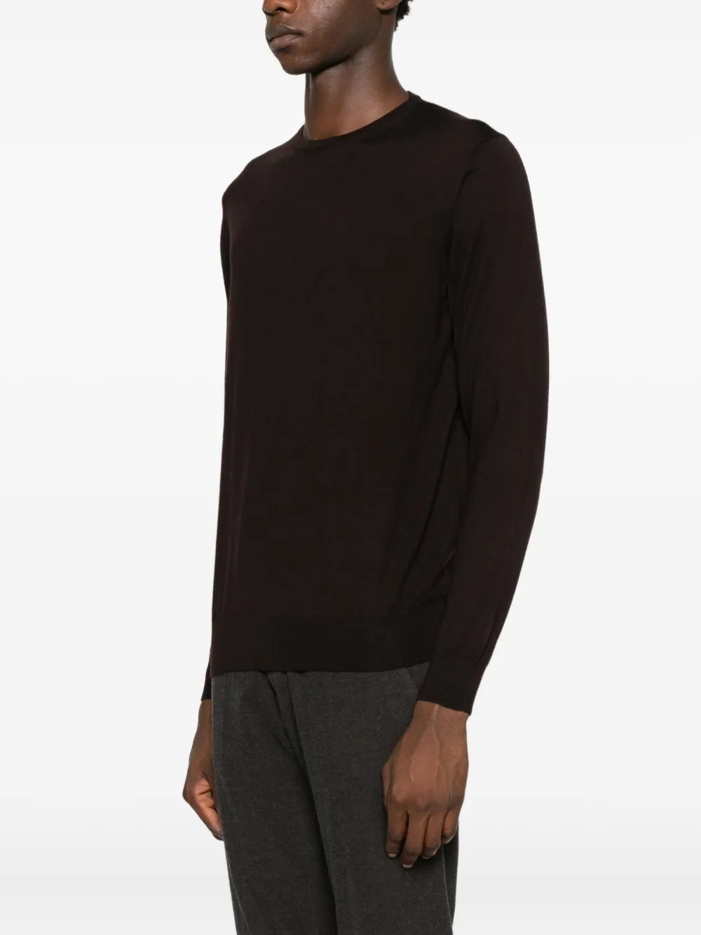 Bruno Manetti Cashmere Jumper In Brown