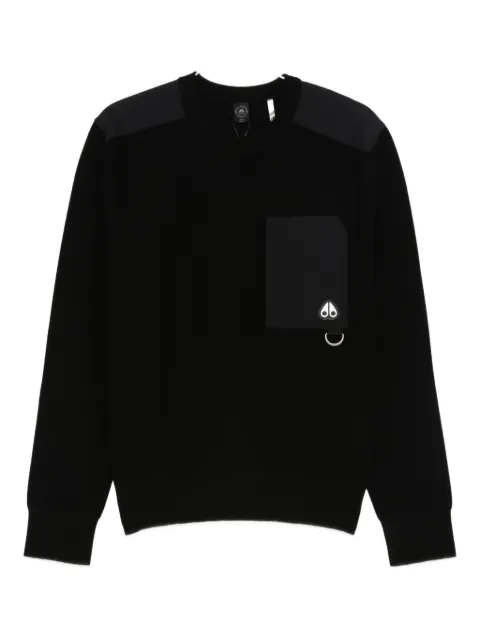 Moose Knuckles patch-pocket sweater