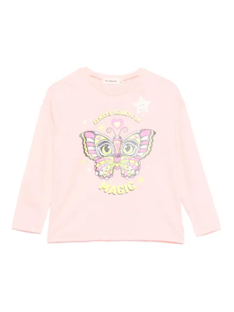 Billieblush playera con mariposas estampadas