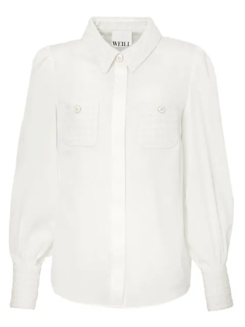 WEILL PARIS camisa de tweed