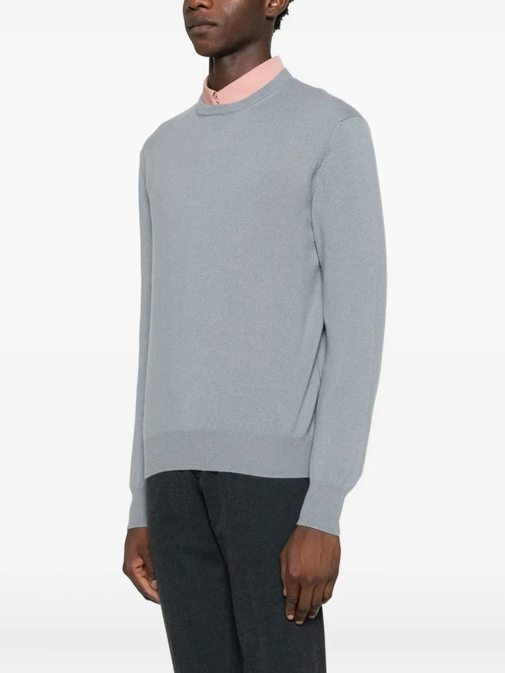 Bruno Manetti Cashmere Jumper In Gray