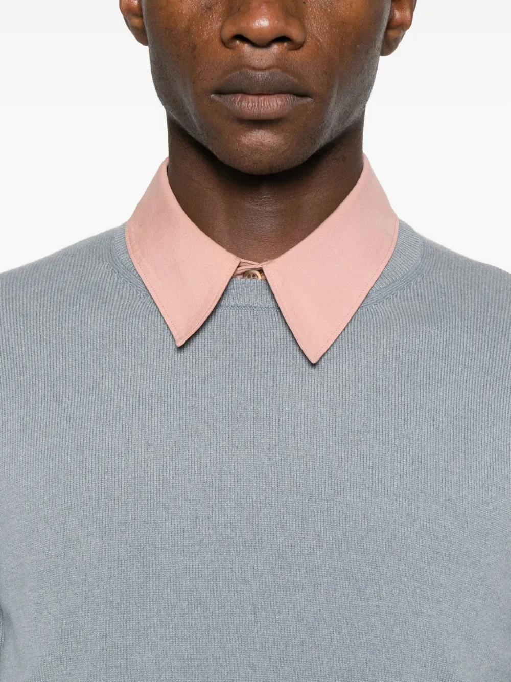 Bruno Manetti Cashmere Jumper In Gray