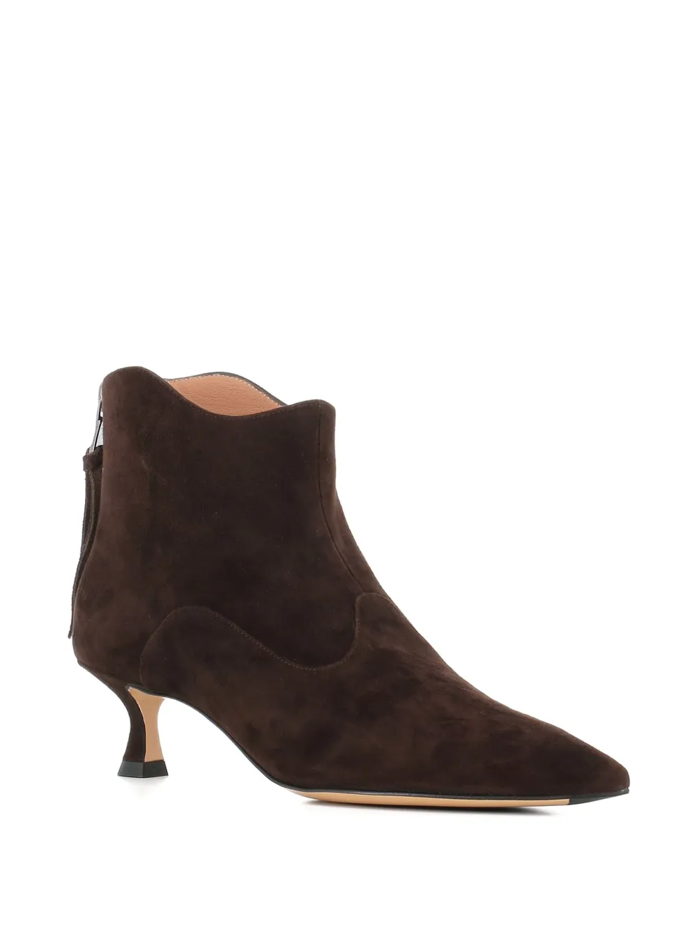 Tassinari Pointed Suede Boots In Brown