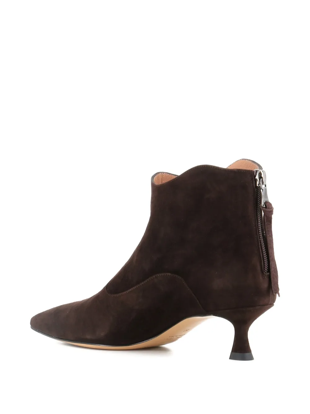  Tassinari Pointed Suede Boots - Brown 