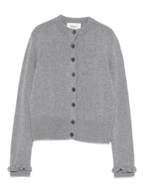 Ba&Sh ruffled-cuff button-up cardigan