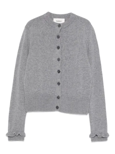 Ba&Sh ruffled-cuff button-up cardigan