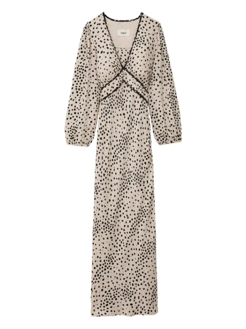 Ba&Sh Derby polka-dot V-neck maxi dress