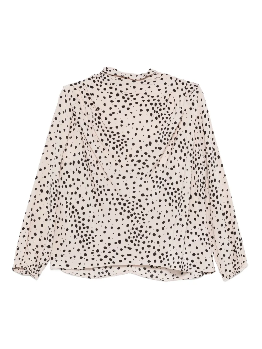 Ba&Sh blouse Delphine à pois | tons neutres | Image 1