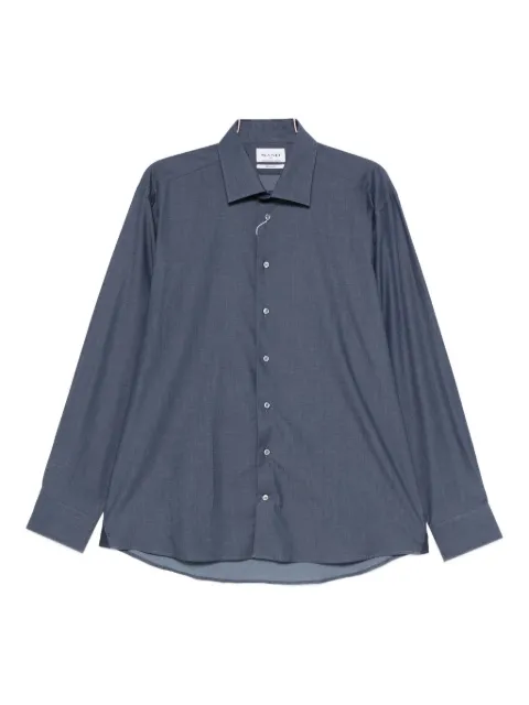Sand mélange-effect shirt