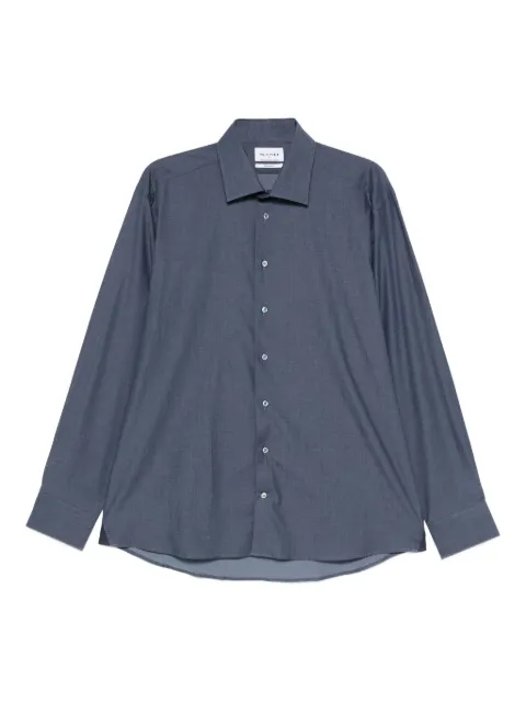 Sand mélange-effect shirt