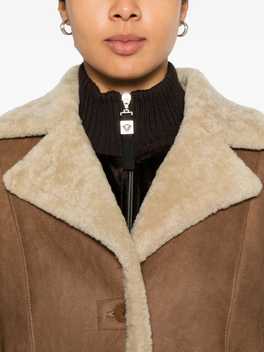 2000s Shearling-Trim Coat