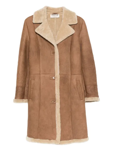 A.N.G.E.L.O. Vintage Cult abrigo con ribete texturizado 2000