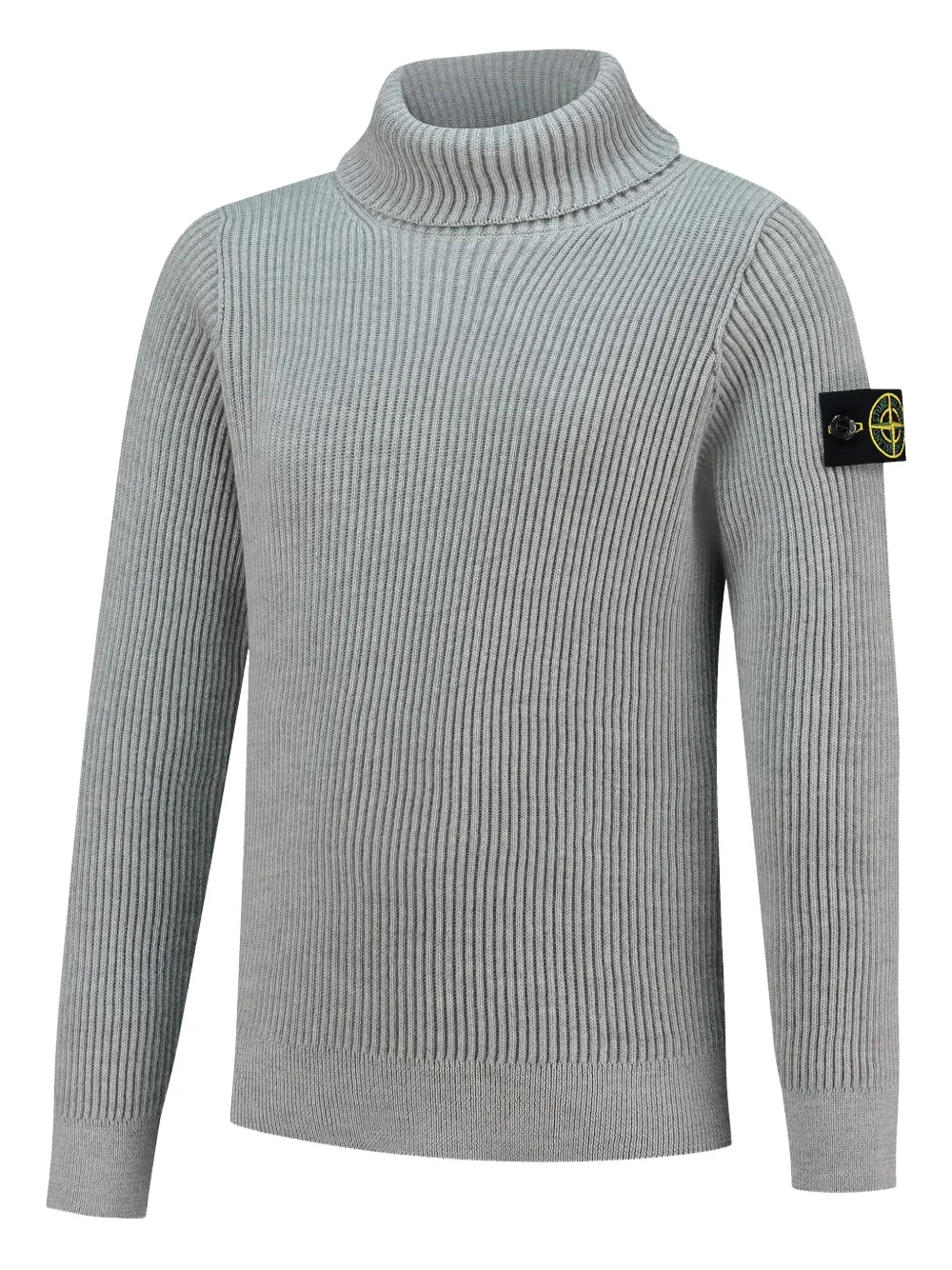 Stone Island Junior ribbed roll-neck sweater | Boys Knitwear | Image 2