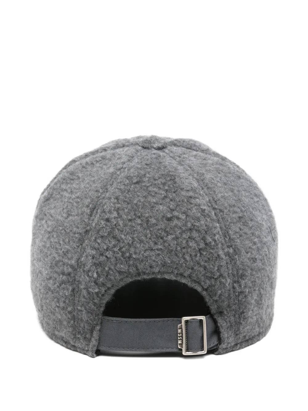 Msgm Logo-lettering Cap In Gray