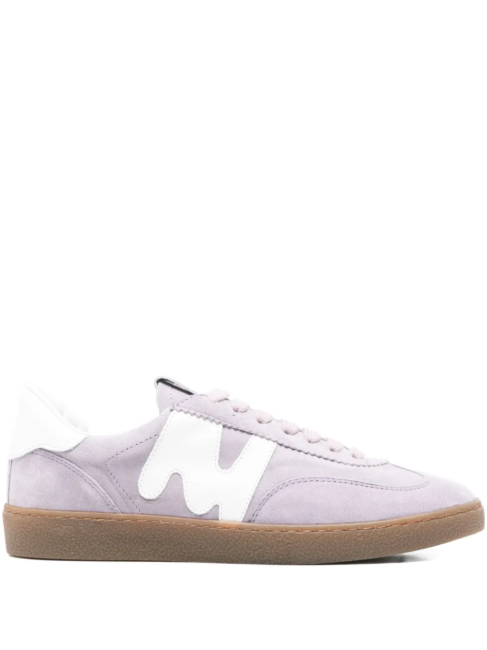 Msgm Suede Sneakers In Purple
