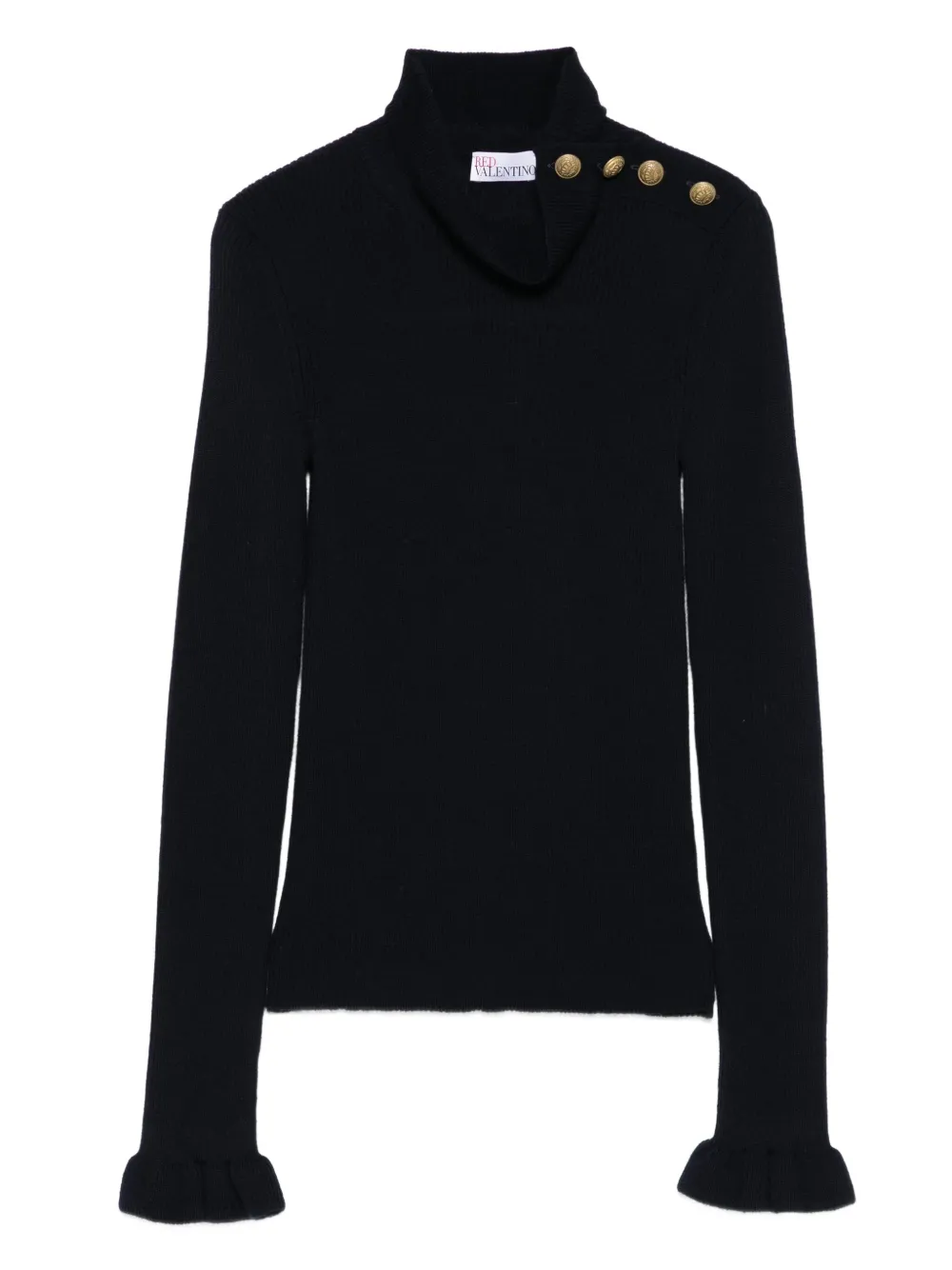 Valentino Garavani Pre-Owned 2000s ラッフル トップ - ブルー