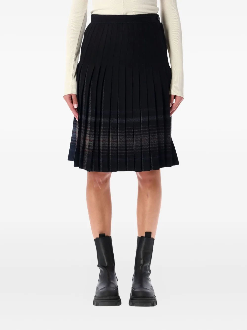 Low Classic falda midi con diseño reversible | negro | Image 1