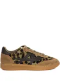 Ash Sunset suede animal printed sneakers - Brown