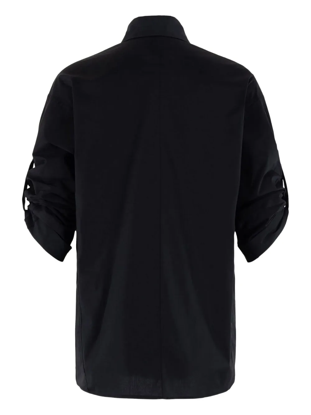Semicouture Ball-button Blouse In Black