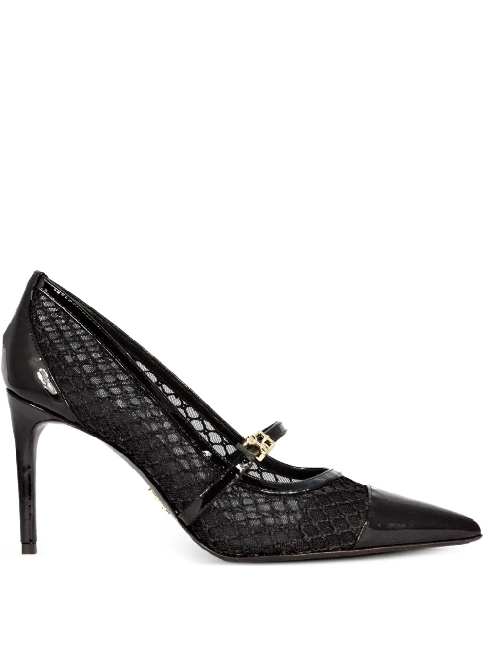Sergio Levantesi mesh strap pumps | Black | Image 1