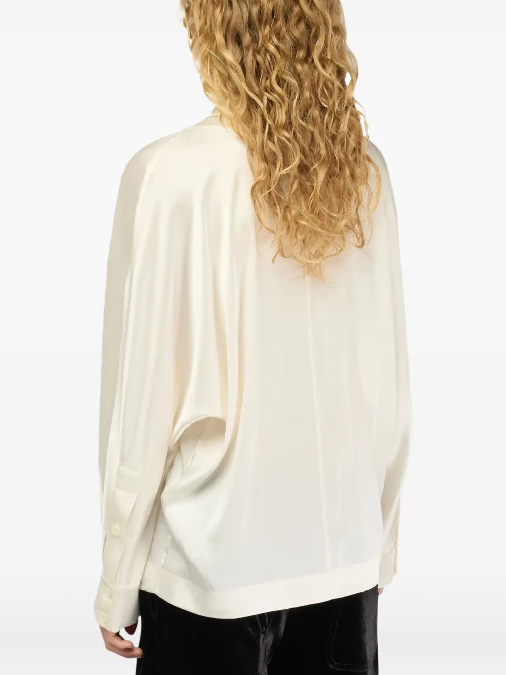 Semicouture Double-breasted Long-sleeved Blazer In White