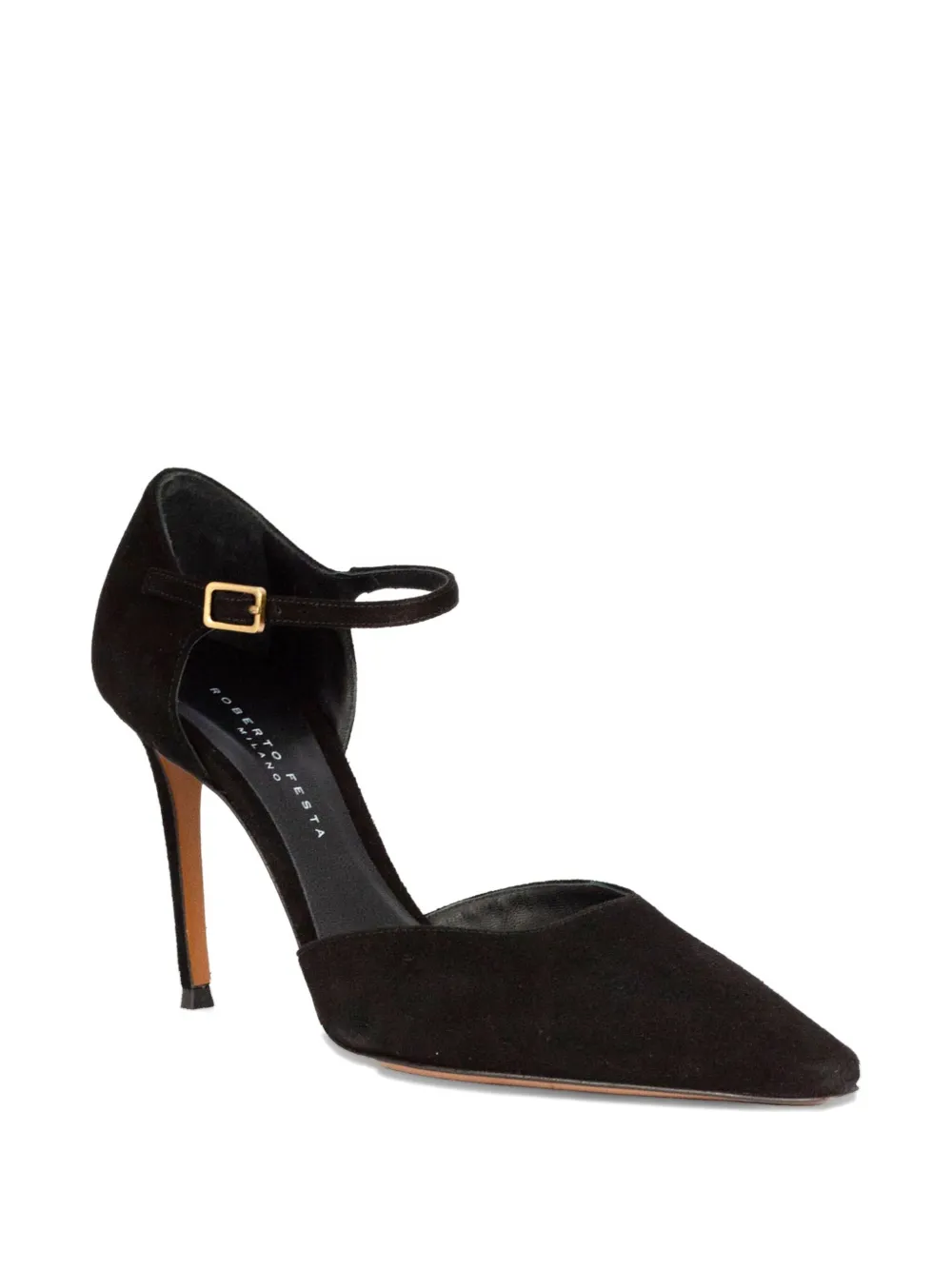 Roberto Festa Donella 70mm pumps met gesp Zwart