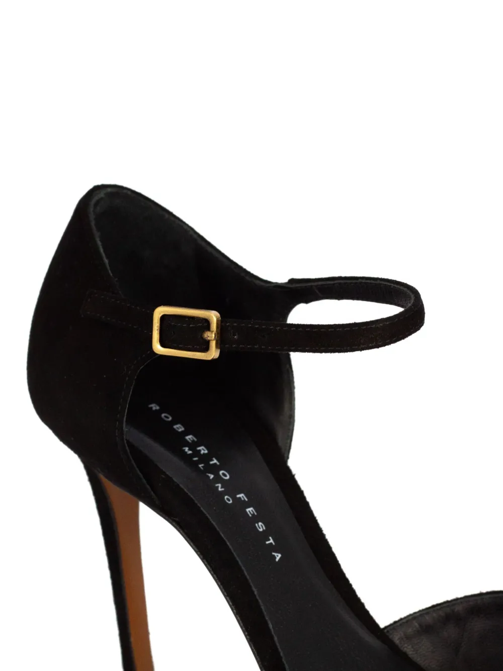 Roberto Festa Donella 70mm pumps met gesp Zwart