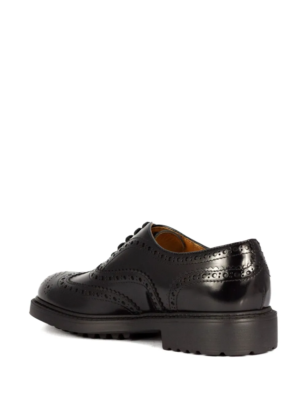 Doucal's brogue lace-up shoes - Nero
