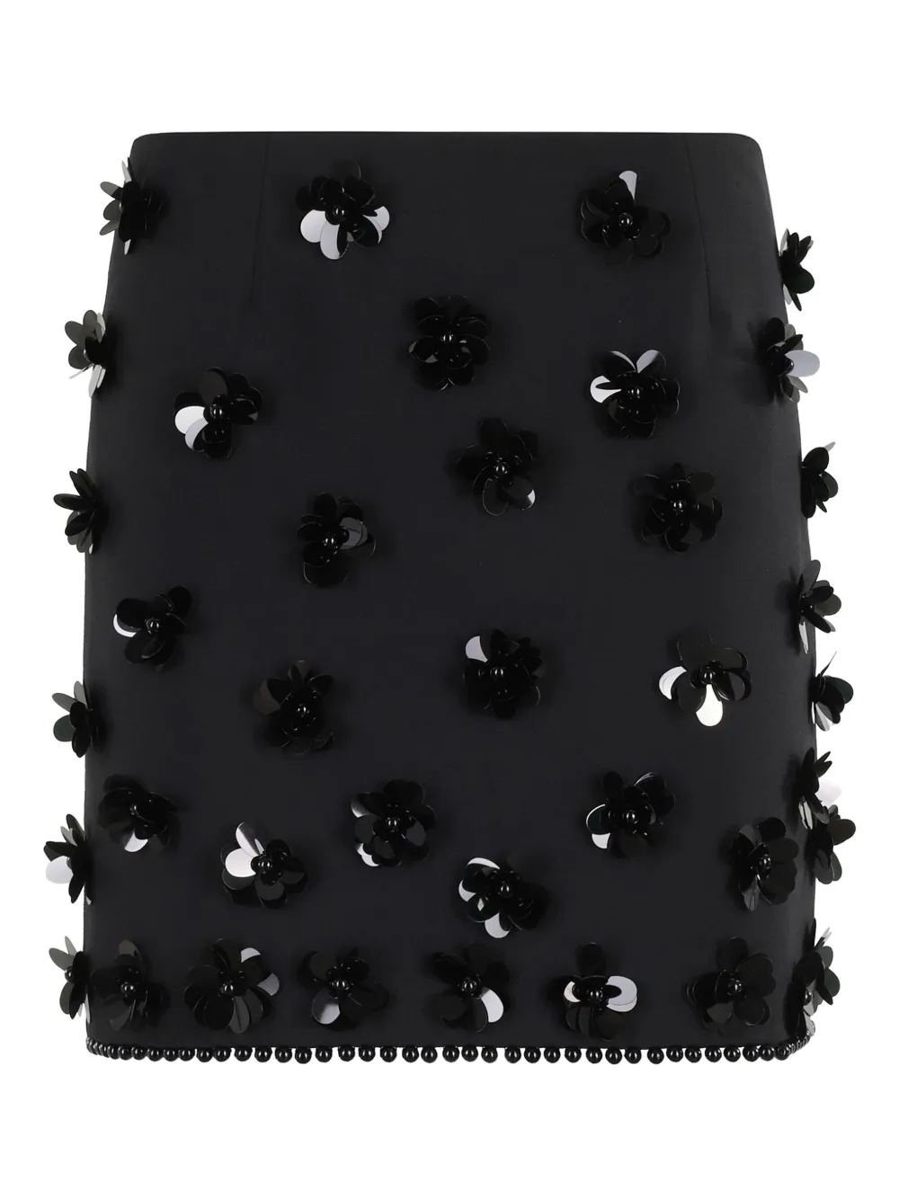 Semicouture floral-embroidery skirt | Black | Image 1