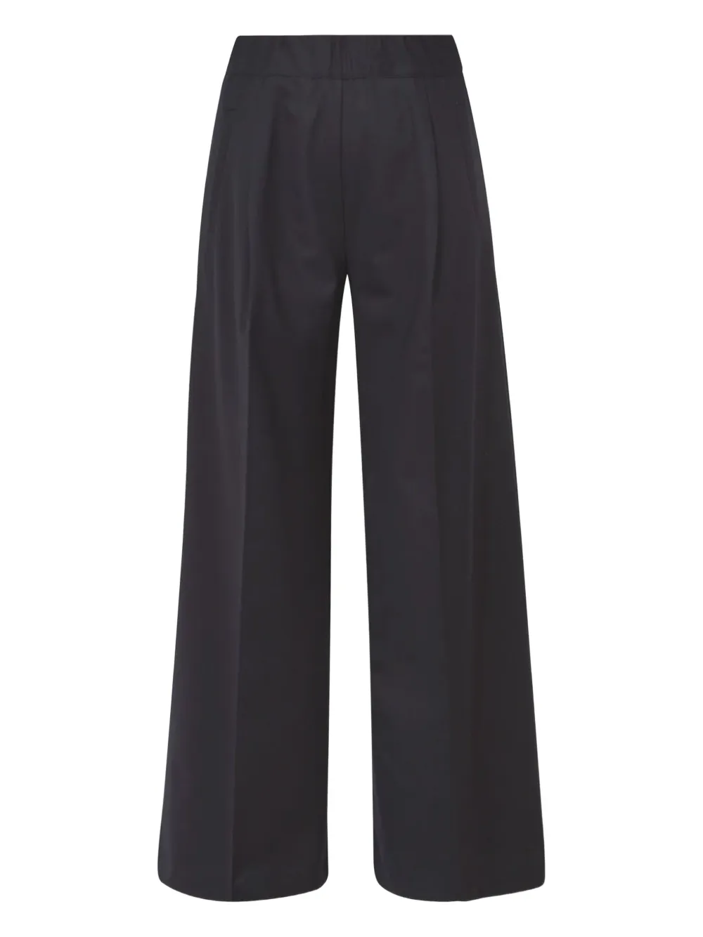 Semicouture elasticated-waist pleated trousers | Blue | Image 1