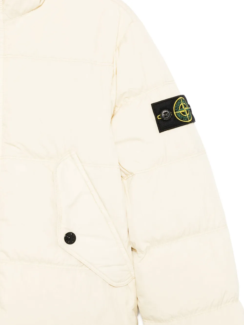 Stone Island Junior Gewatteerd jack Wit