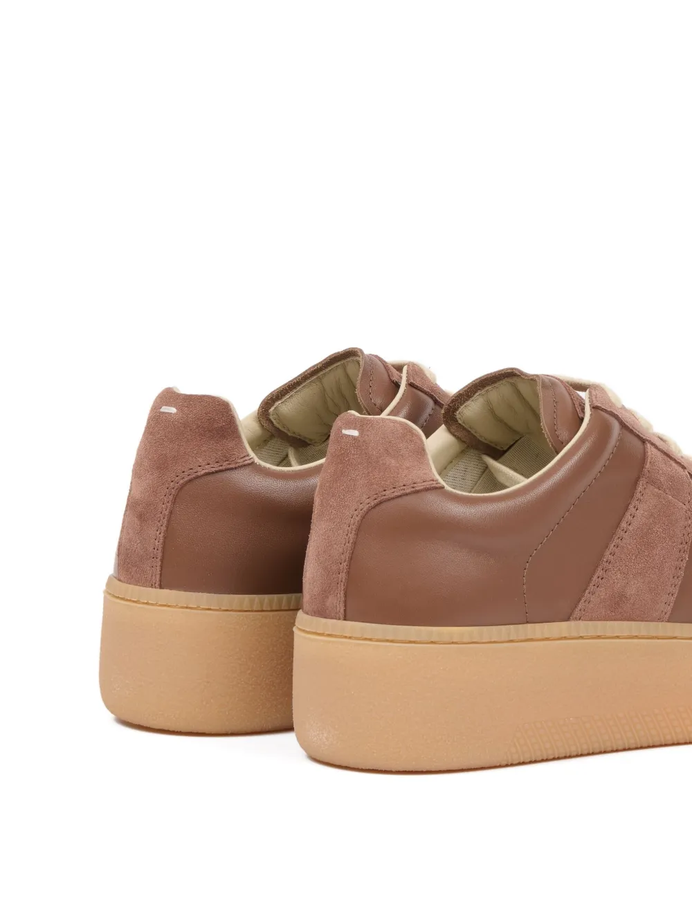 Maison Margiela Replica sneakers met sleehak Bruin
