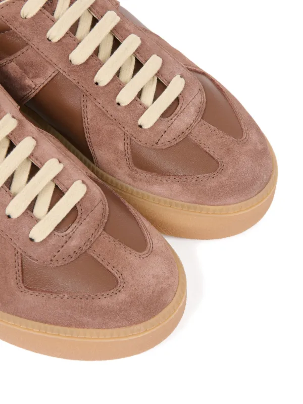 Maison Margiela Replica Wedge Sneakers | Brown | FARFETCH JO