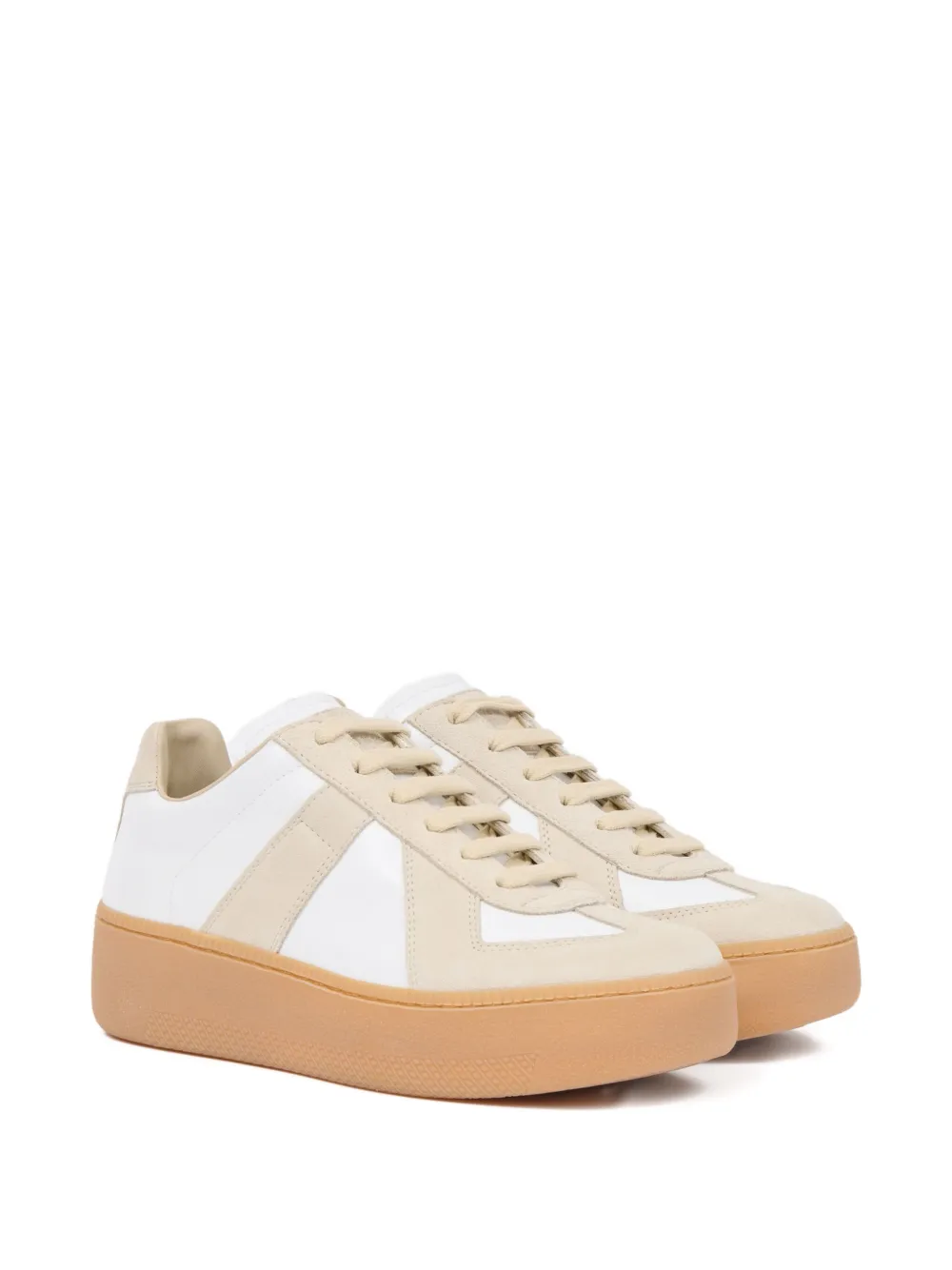 Maison Margiela Replica sneakers met sleehak - Wit